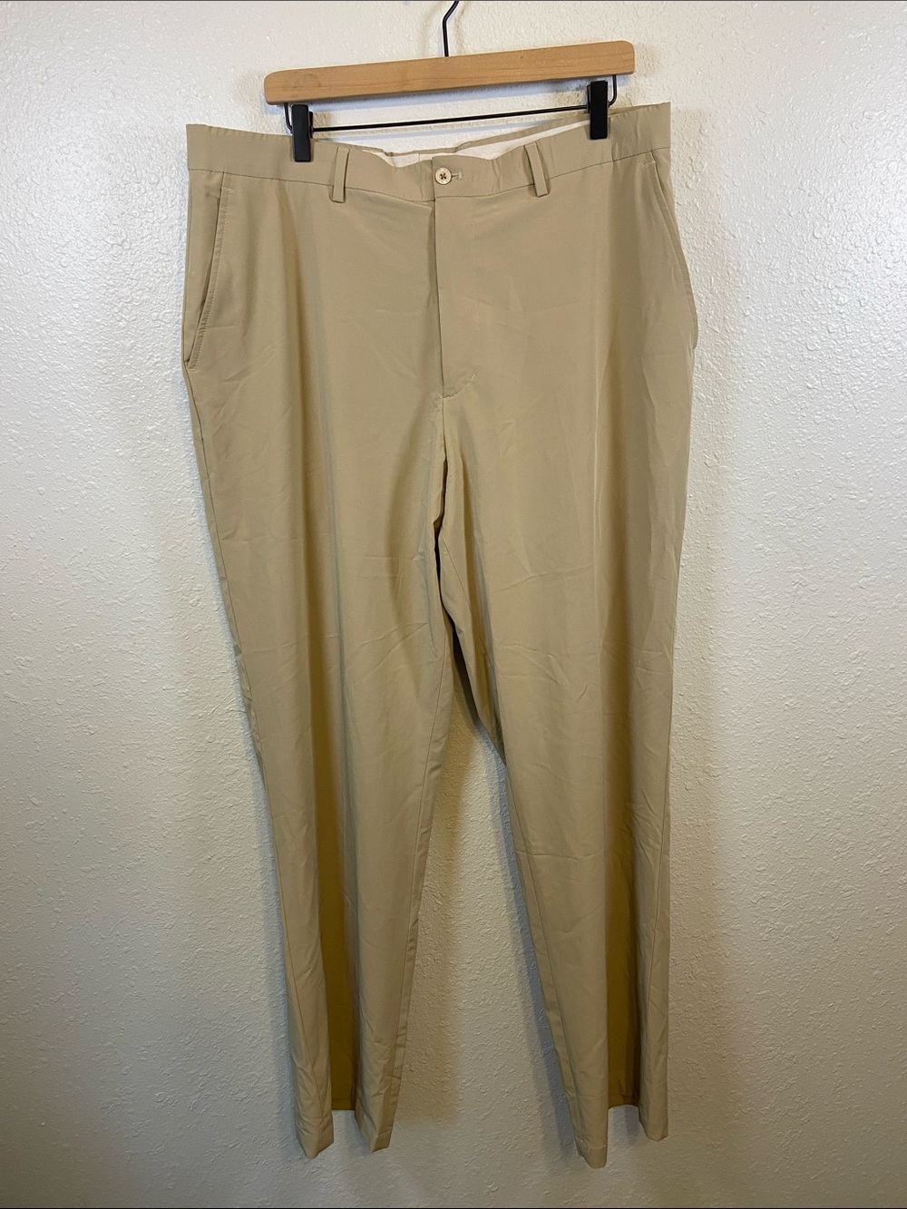 Slazenger Men's Khaki Athletic Athleisure Golf Pants Size W38 L34
